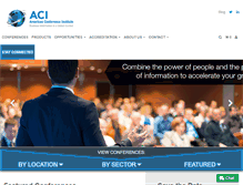 Tablet Screenshot of americanconference.com
